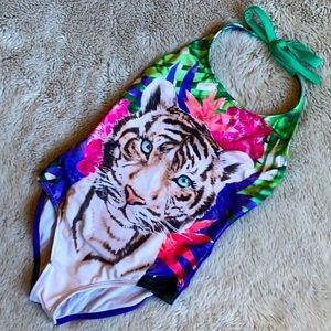 NWOT Gymboree Tropical Tiger One Piece Swimsuit